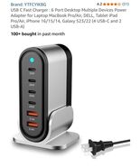 6-in-1 USB Charging Seat, Multi-Port Hub, Fast Charging Wall Charger - $8.79