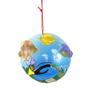 Seasons of Cannon Falls Tropical Fish Ornament Fish school Deep Sea Round - $7.67