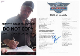 Don Barnes signed 38 Special Hold on Loosely Lyrics sheet COA Proof autographed - £114.53 GBP