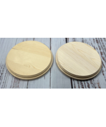 Round Wooden Plaques for Crafts Natural Pine Unfinished Wood Plaque 7" DIY