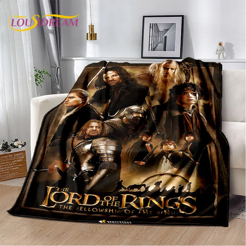 Movie L-Lord of The Rings H-Hobbit Soft Plush Blanket,Flannel Blanket Throw - £16.53 GBP+