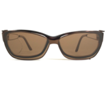 Easyclip Eyeglasses Frames WF EC925 BROWN/OLIVE Blue frames with Clip On... - $41.84