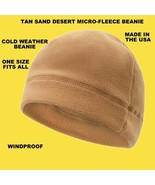 NEW MILITARY Fleece Watch Cap Hat TAN SAND DESERT Beanie COLD WEATHER WI... - $22.90 CAD