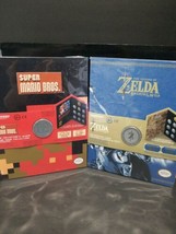 Nintendo Legend of Zelda Breath of the Wild &amp; Super Mario Coin Collectors Albums - £13.99 GBP