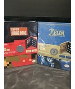 Nintendo Legend of Zelda Breath of the Wild &amp; Super Mario Coin Collector... - £13.47 GBP