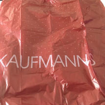 Defunct vintage Kaufmann&#39;s department store large plastic bag movie phot... - $19.75