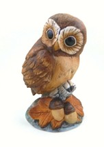 Andrea by Sadek Baby Owl Porcelain Bisque Figurine - £19.61 GBP