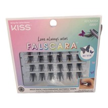 Kiss Falscara DIY Eyelash Extension Multi Pack Holographic Butterfly Wisps *New - £9.65 GBP