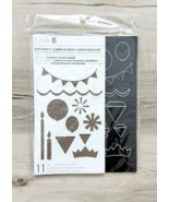 Little B Birthday Die Set, 11 pc., gently used, celebration, paper crafting - $9.05