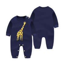 Baby Long-sleeved Romper Jumpsuit Spring And Autumn Baby Clothes - £10.87 GBP+