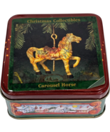 Willitts Designs Petaluma Carousel Horse Porcelain Ornament with tin case - $13.21