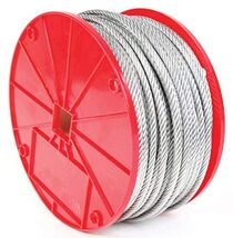 Koch 003162 Cable, 7 by 19 Construction, Trade Size 3/16 by 250 Feet, Ga... - €59,81 EUR