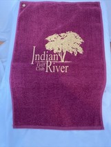 Cannon Indian River Burgundy and Gold Golf Towel Never Used! - $177.98 MXN