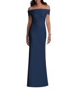 After Six 6800 Off the Shoulder Stretch Crepe Gown SZ L Midnight - €75,01 EUR
