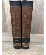 1979 Edition World Book Dictionary A-K &amp; L-Z Thorndike Barnhart, Referen... - £15.67 GBP
