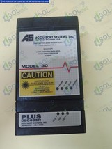 Accu-Sort Model 30 Laser Bar Code Scanner with a Plus Decoder 30 \ 12VDC 8A - $700.00