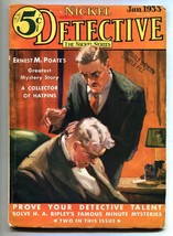 Nickel Detective 1933 Jan-Very rare mystery pulp-Dart in neck cvr - £1,781.24 GBP