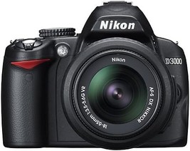 Featuring An 18-55Mm F/3.55–5.76G Af-S Dx Vr Nikkor Zoom Lens, The Nikon D3000 - £172.93 GBP