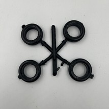 Model Car Parts Revell &#39;71 Plymouth GTX Stock Black Tires ONLY 1/24 - $240.15 MXN