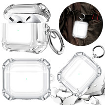 Protective Case For AirPods 3rd Gen 2021 Shockproof Clear TPU Cover + Keychain - £12.58 GBP