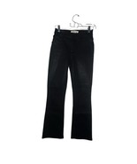 Madewell Kick Out Crop Jeans in True Black Wash: Coated Edition Size 24 ... - $25.73
