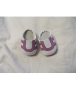 White and Purple  18” Doll Shoes Clogs American Girl Our Generation EUC - £5.44 GBP