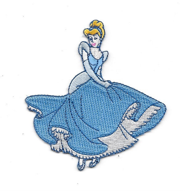 Primary image for Walt Disney's Cinderella in Gown Dancing Figure Embroidered Patch, NEW UNUSED