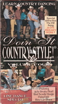 Doin&#39; It Country Style Volume Four Learn Country Dancing VHS - £3.94 GBP