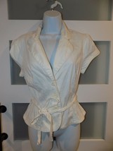 iZ Byer California White Little Jacket Size XL Women&#39;s EUC - £15.51 GBP