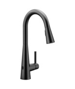 Moen Sleek 7864EWBL Kitchen Faucet With Motionsense - Matte Black - Eco ... - $376.20