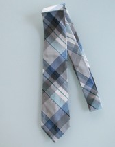 Calvin Klein (NWT) Men&#39;s Plaid Slim Silk Tie - £19.98 GBP