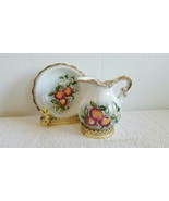 Cute Set of Small Vintage Lefton Hand Painted Apple Blossom Pitcher and ... - £15.70 GBP