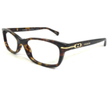 Coach Eyeglasses Frames HC 6054 5001 Dark Tortoise Gold Rectangular 52-1... - $65.23