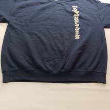 Gildan Heavy Blend WVU MOUNTAINEERS Men's Blue Cotton Blend Graphic Sweater XL image 9