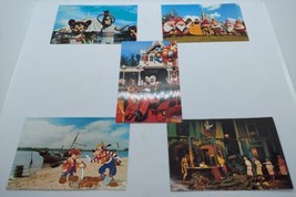 5 Vintage UNUSED Walt Disney World Souvenir Postcards  - $9.89