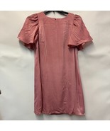 INC Womens 2 Pink Satin Puff Shoulder Short Sleeve Knee Length Dress RET... - $39.92 CAD
