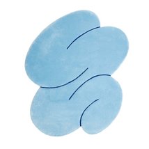 Blue Swirl Hand Tufted Rugs,Modern Rugs,Kids Rug,Custom Rugs,Multi Color Rugs. - £236.56 GBP