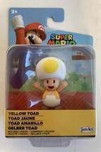 NEW Jakks 41291 World of Nintendo Super Mario 2.5-Inch YELLOW TOAD Mini-Figure - £23.15 GBP