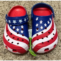 Crocs CLASSIC AMERICAN FLAG CLOGS Unisex Size M8 W10 New with tags - $890.27 MXN