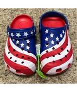 Crocs CLASSIC AMERICAN FLAG CLOGS Unisex Size M8 W10 New with tags - $64.96 CAD