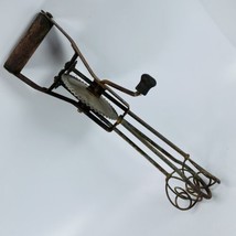 Vintage Unique Hand Held MIXER Egg BEATER with Very Unusual Twisted Beaters - $34.25