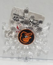 Baltimore Orioles Acrylic Snowflake Ornament - MLB - $231.97 MXN