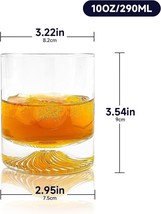 Bourbon Glasses Set Of 4 Vintage Glassware Drinking Lowball Tumblers Whiskey Bar - £21.26 GBP