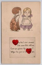 Bernhardt Wall Valentine Say Kid I Ain&#39;t Ateasin Like Some Folks Postcard C42 - £4.79 GBP