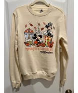 Disney Parks WDW Halloween Pumpkin Spice &amp; Everything Nice Sweatshirt XS... - $1,164.07 MXN
