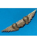 WWI, ARMY AIR SERVICE, HOMRIGHOUS, PILOT WING, STERLING, HALLMARKED, ORI... - $4,202.69 CAD