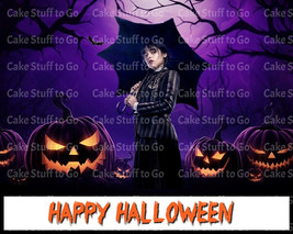 Halloween Wednesday Addams  Edible Cake Topper Decoration - $12.99