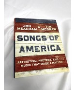 SONGS OF AMERICA by Jon Meacham &amp; Tim McGraw Book Hardcover 1st Edition ... - £8.88 GBP