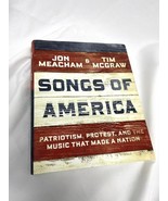SONGS OF AMERICA by Jon Meacham &amp; Tim McGraw Book Hardcover 1st Edition ... - $11.30