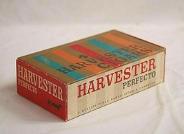 Vintage Harvester Cigars Perfecto Cigar Box Tobacciana Advertising Sold ... - £13.18 GBP
